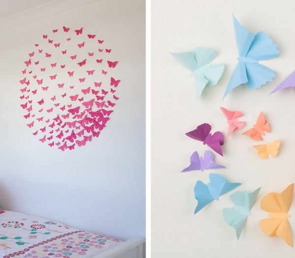 Cara membuat hiasan  dinding kamar  dari  kertas  origami  3D 