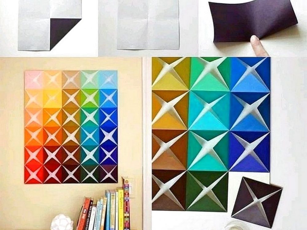 Ide Ide Membuat Hiasan  Dinding  Dari  Origami  SAKTI DESAIN