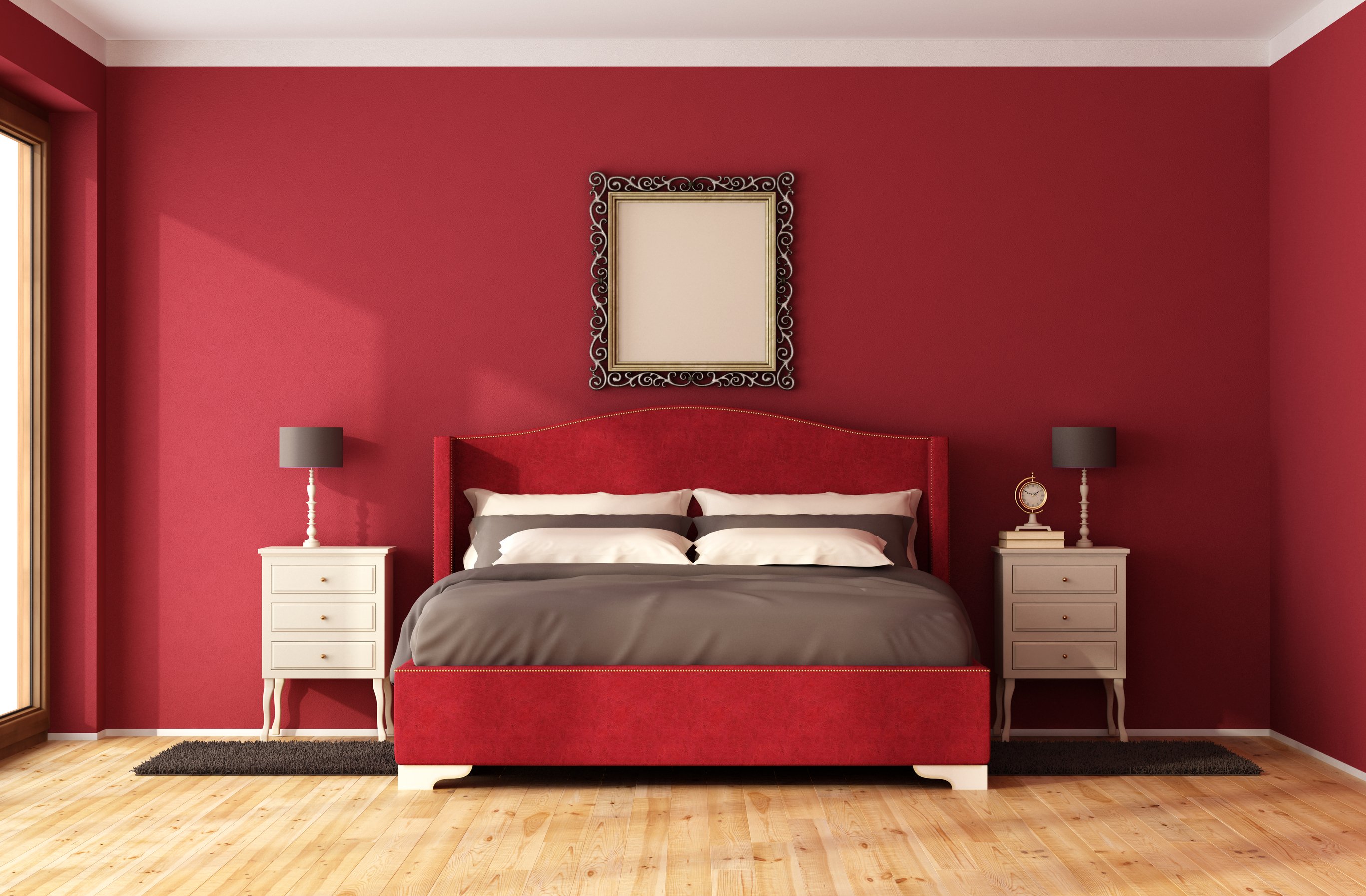 Red Classic Bedroom - SAKTI DESAIN