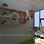 Berubah balkon menjadi ruang santai untuk bekerja Balkon