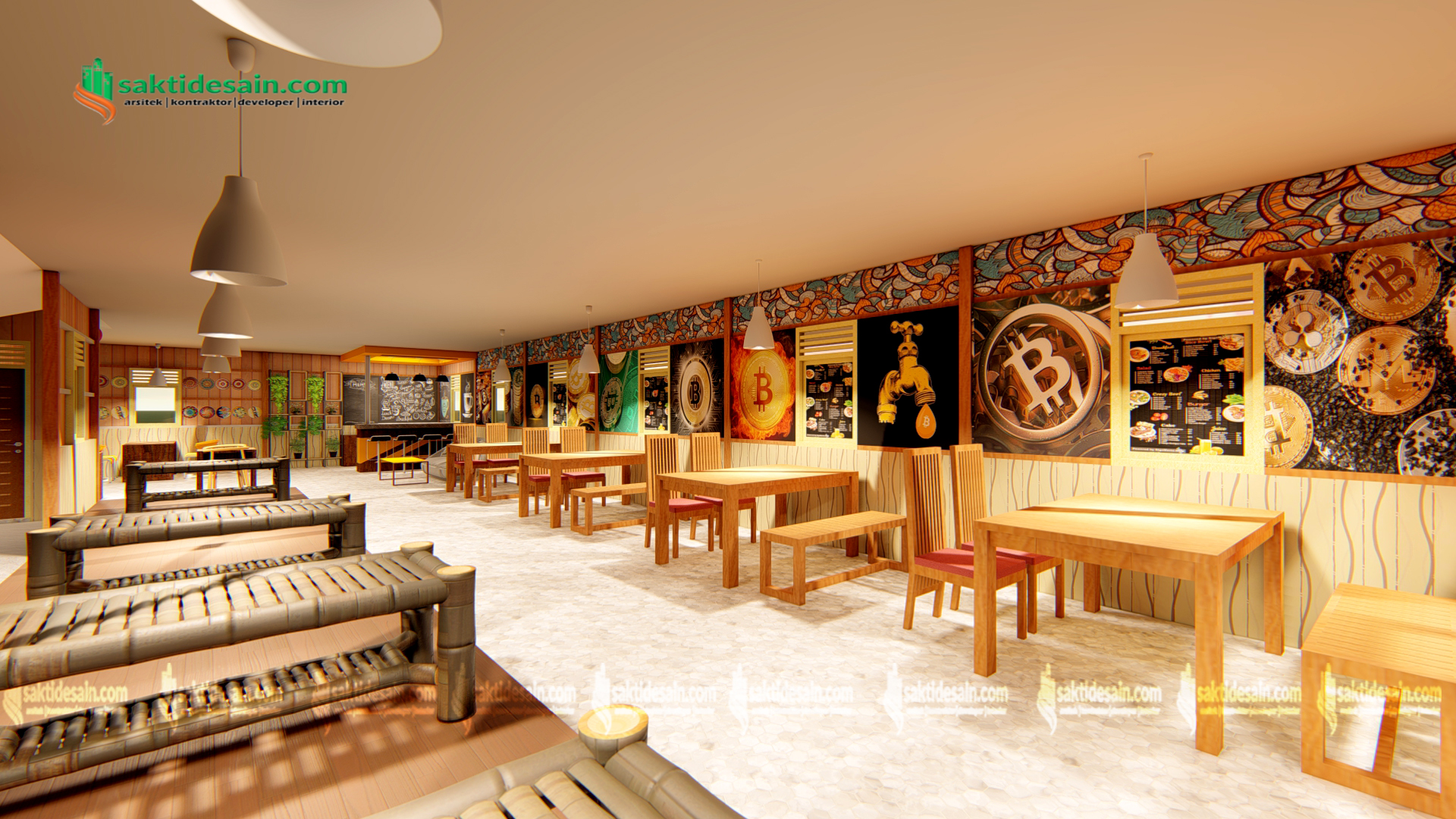 Inspirasi Desain Desain Interior Cafe dan Restoran SAKTI 