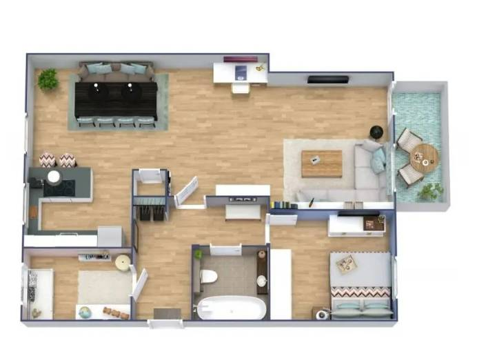 desain rumah 6x9