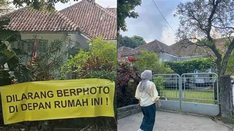 larangan foto di rumah mile (liputan6.com)