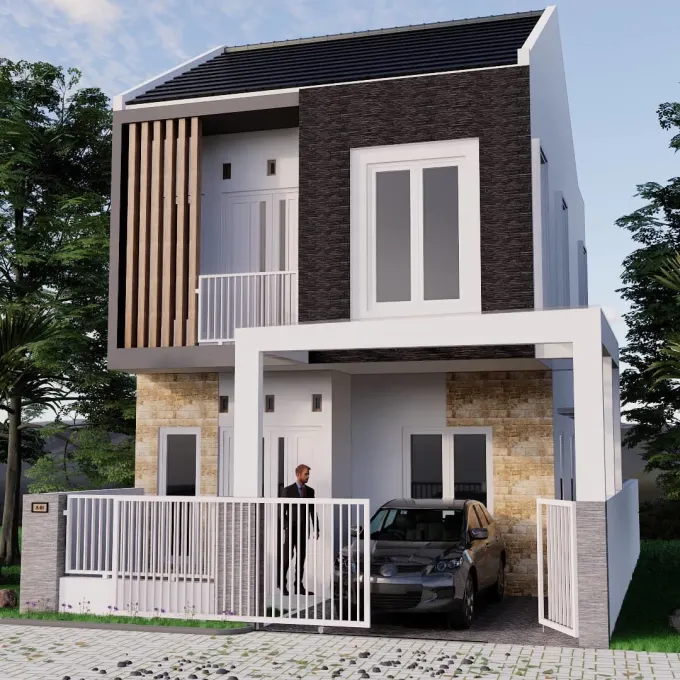 rumah 2 lantai