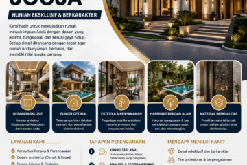 Arsitek Rumah Mewah Jogja untuk Hunian Eksklusif dan Berkarakter