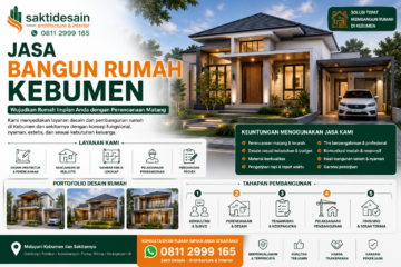 Jasa Bangun Rumah Kebumen Profesional