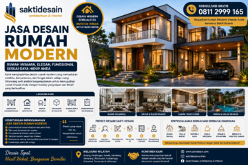 Jasa Desain Rumah Modern Profesional untuk Hunian Nyaman, Elegan, dan Fungsional