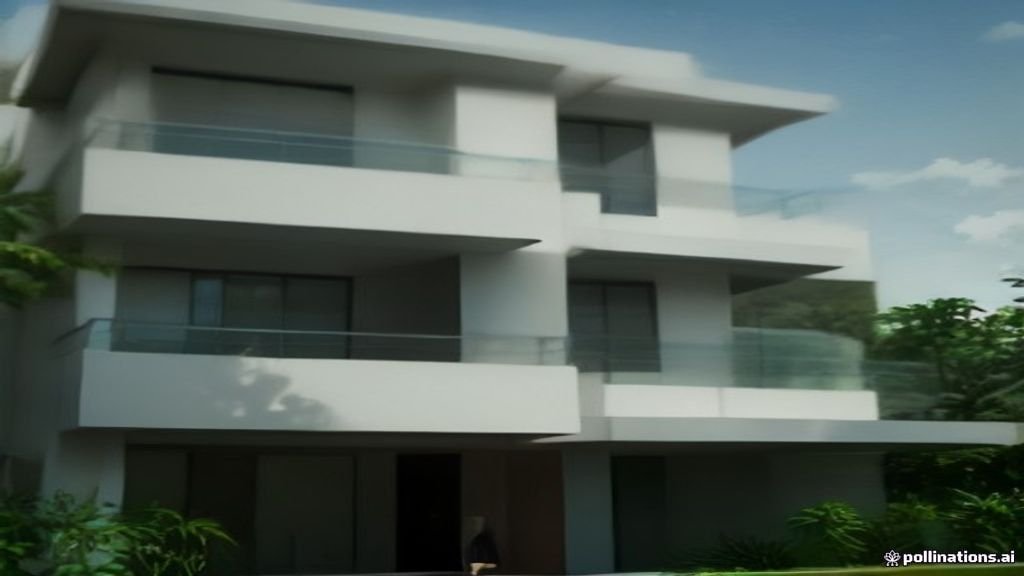 Desain rumah minimalis modern dengan pencahayaan alami yang cerah dan tata letak ruang tamu yang rapi.
