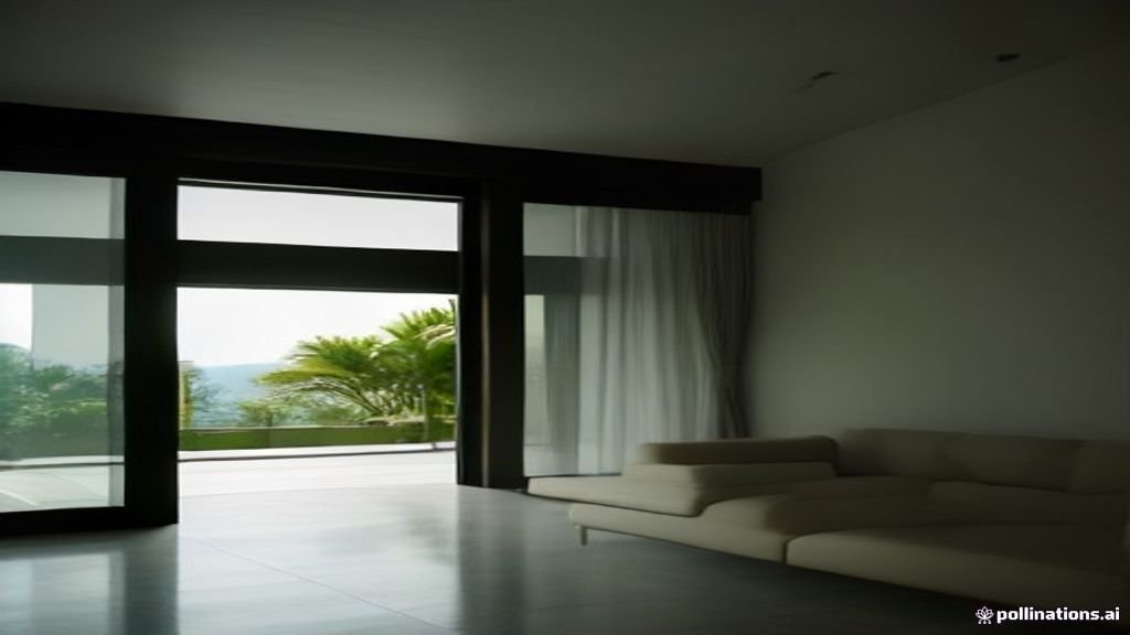 Desain villa modern dengan arsitektur minimalis yang elegan dan pencahayaan alami yang optimal.