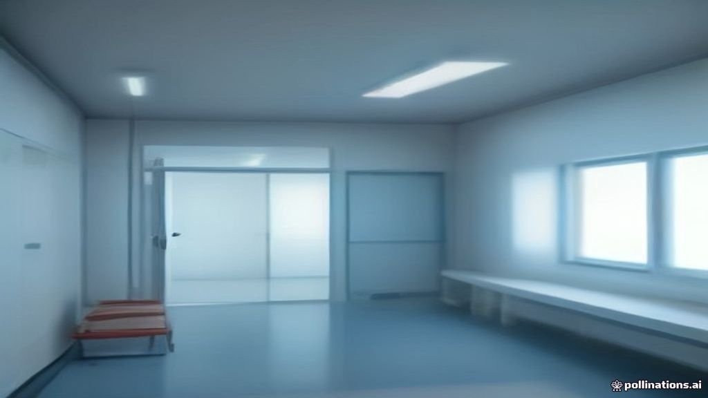 Desain interior klinik modern yang bersih dan nyaman untuk pasien.