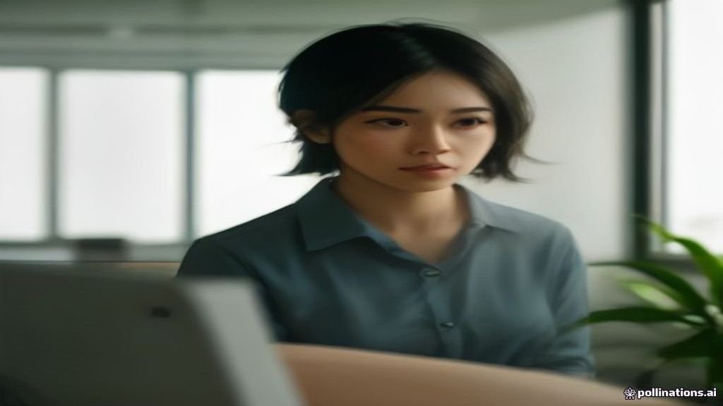 Desain kantor modern dengan konsep terbuka dan pencahayaan alami yang cerah.