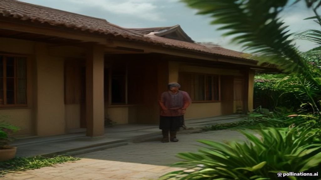 Contoh inspirasi desain rumah Jogja modern minimalis dengan sentuhan etnik tradisional Jawa yang elegan.