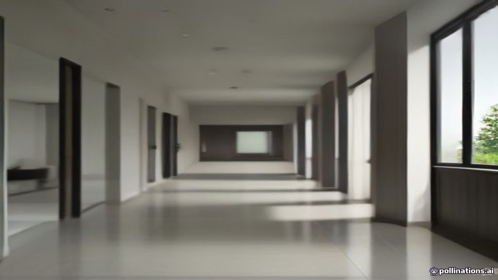 Desain interior kamar hotel mewah dengan pencahayaan hangat dan modern.